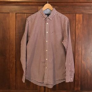 Men’s button down shirt.